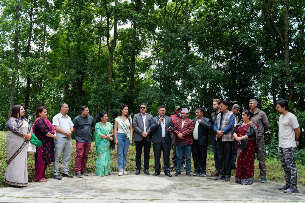 Inauguration program of  15000 tree plantation campaign by planting 200 trees at Dhulikhel Recreational Park.