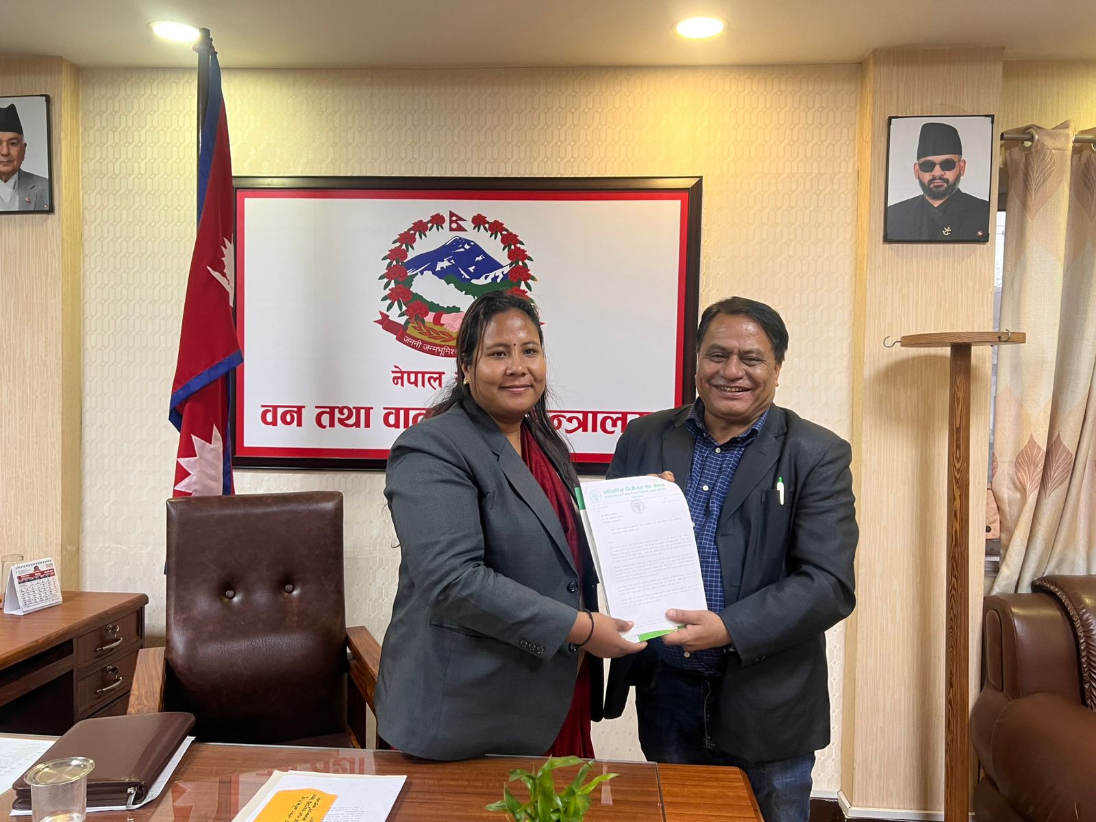 AFFON Submits Memorandum to Honorable Minister Gita Chaudhary, Urging Policy Reforms and Forest Enterprise Promotion