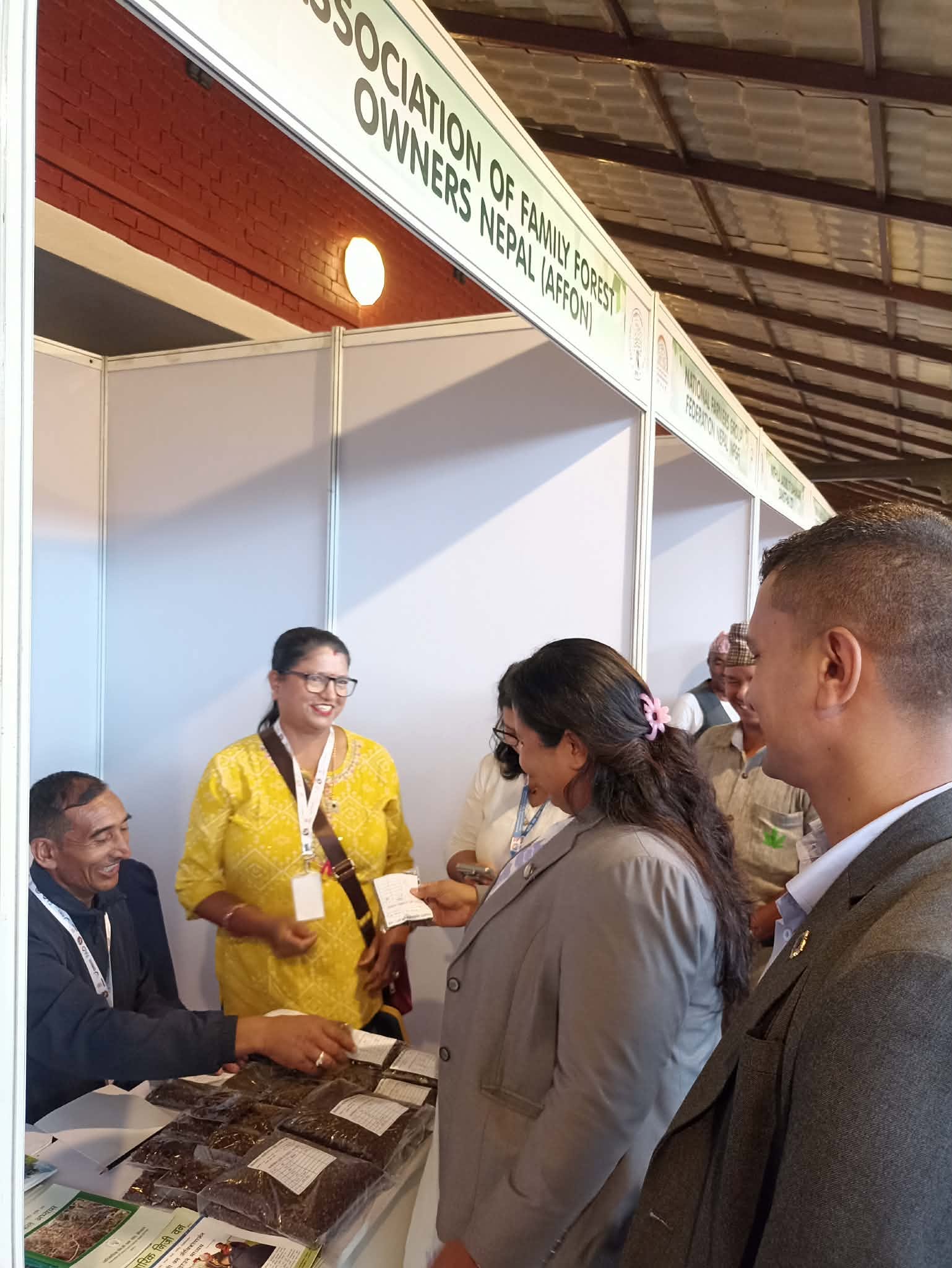 Catalyzing Forest and Agriculture Enterprises: Upgrading and Scaling Through Private Sector Partnership: Association of Family Forest Owners Nepal (AFFON) Participation and Timur Stall Exhibition